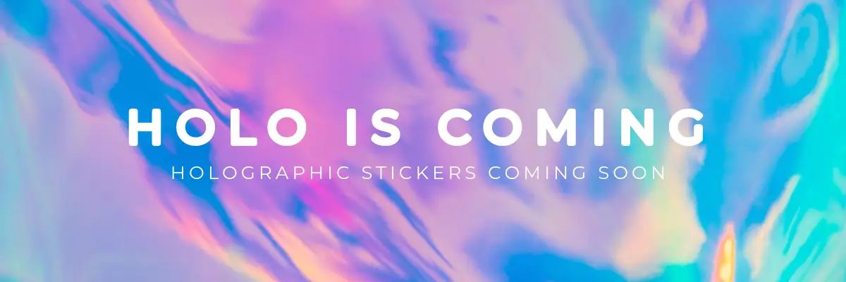 Holographic stickers coming soon from 6Six Needles